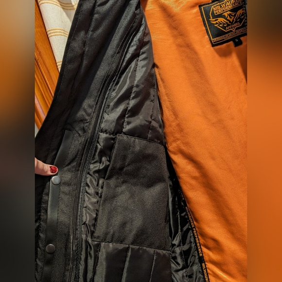 NWT Men's Milwaukee Leather Vented Textile protective motorcycle jacket - Picture 3 of 11